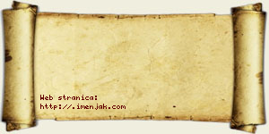 Jovana Vučićević vizit kartica